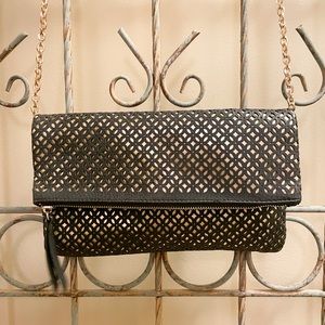 Black and Gold Crossbody